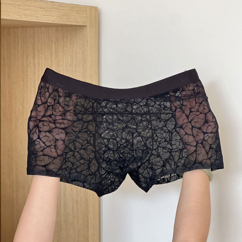 đ„ Sexig Herrboxer i Spets & Is-siden