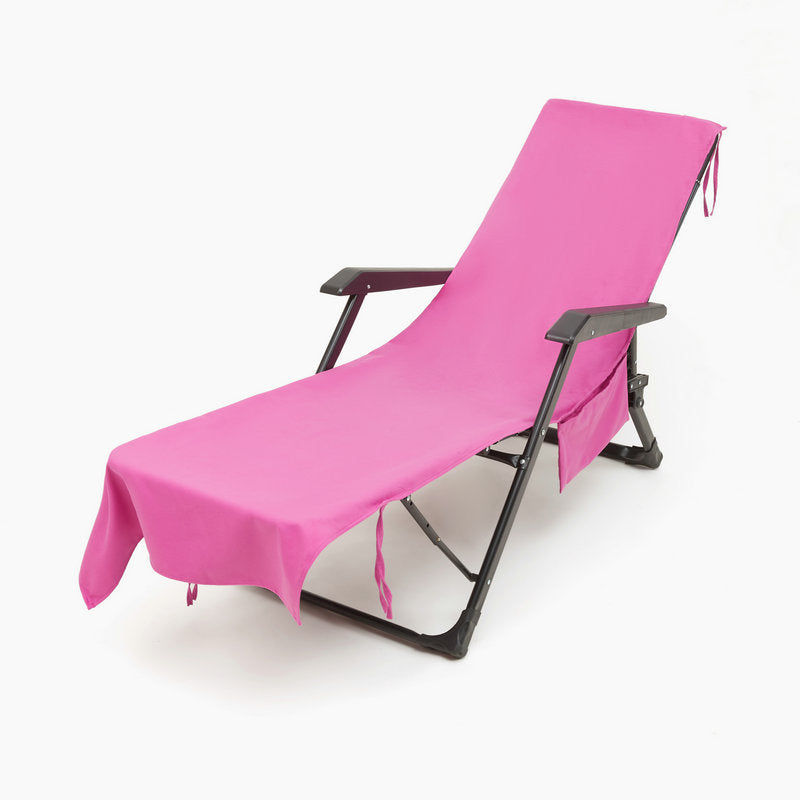 đSun Lounger Handduk i vĂ€ska med förvaringsfickorđ