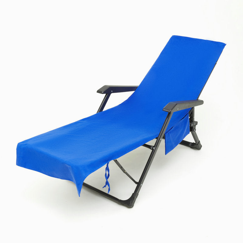 đSun Lounger Handduk i vĂ€ska med förvaringsfickorđ