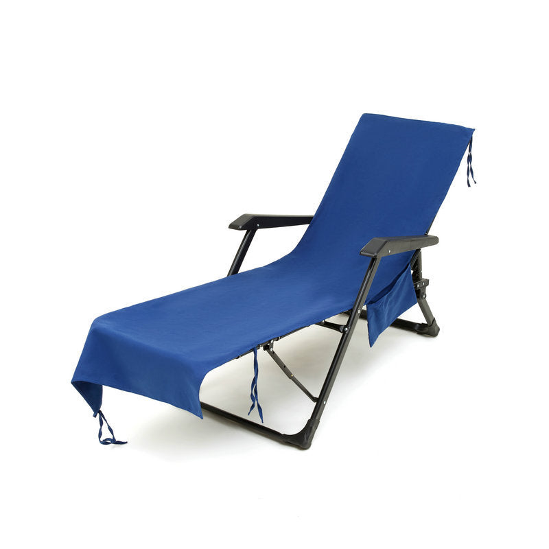 đSun Lounger Handduk i vĂ€ska med förvaringsfickorđ