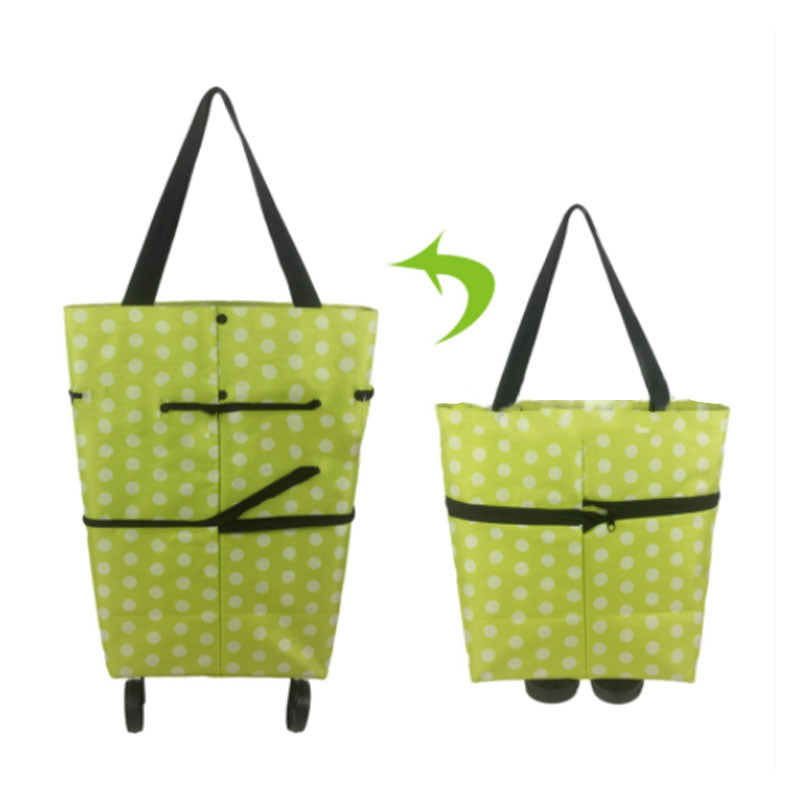 đ„ 49% Rabatt! HopfĂ€llbar ShoppingvĂ€ska med Hjul