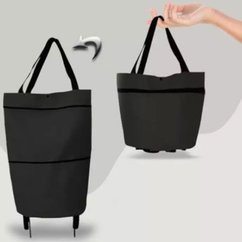đ„ 49% Rabatt! HopfĂ€llbar ShoppingvĂ€ska med Hjul