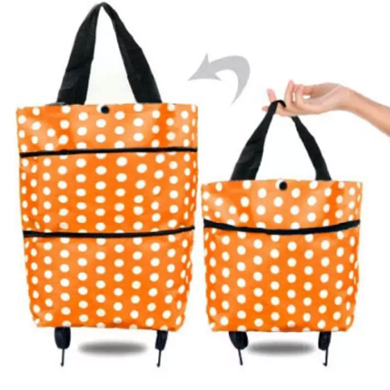 đ„ 49% Rabatt! HopfĂ€llbar ShoppingvĂ€ska med Hjul