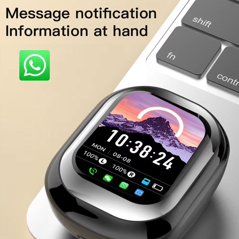đ§Slide-Touch Bluetooth-headset med AI-översĂ€ttning