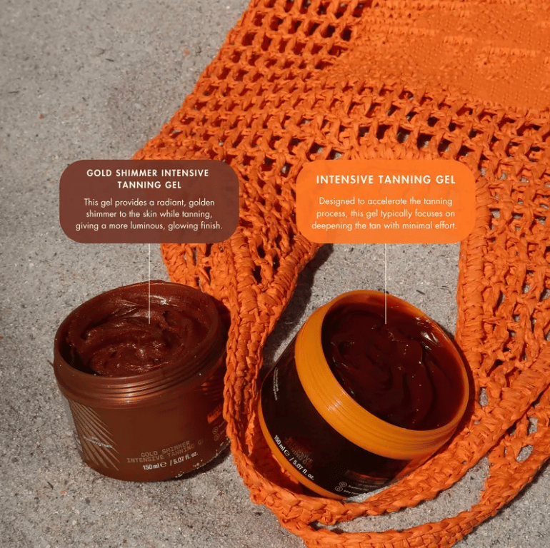 đ„ STORSALE â 30% RABATT! - FĂ„ det dĂ€r gyllene skenet â Golden Shimmer Intensiv BrĂ€nngel!et That Golden Glow â Gold Shimmer Intensive Tanning Gel!