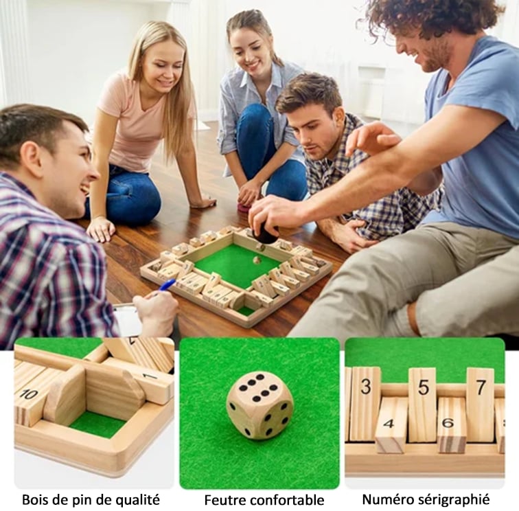 FUNNY FAMILY GAMES-Shut The Box BrĂ€dspelđČ