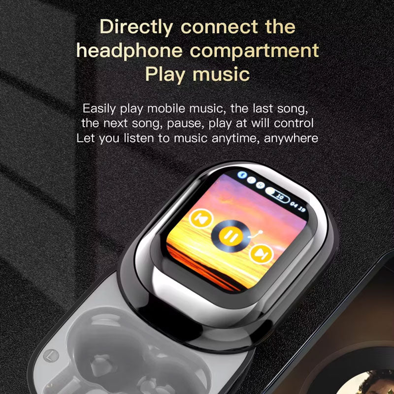 đ§Slide-Touch Bluetooth-headset med AI-översĂ€ttning