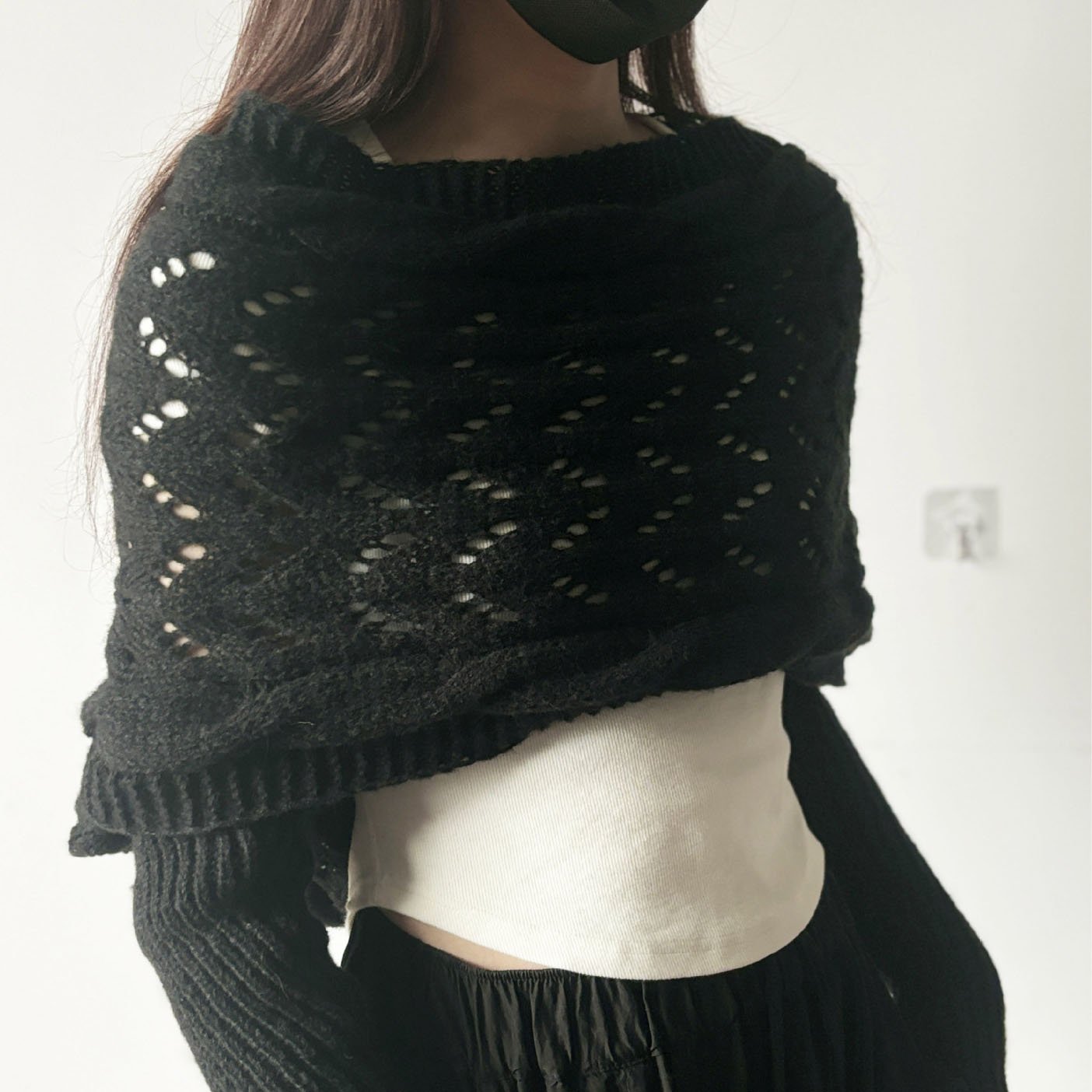 đ§¶Women's Knitted Double Sleeve Scarfđ§Ł