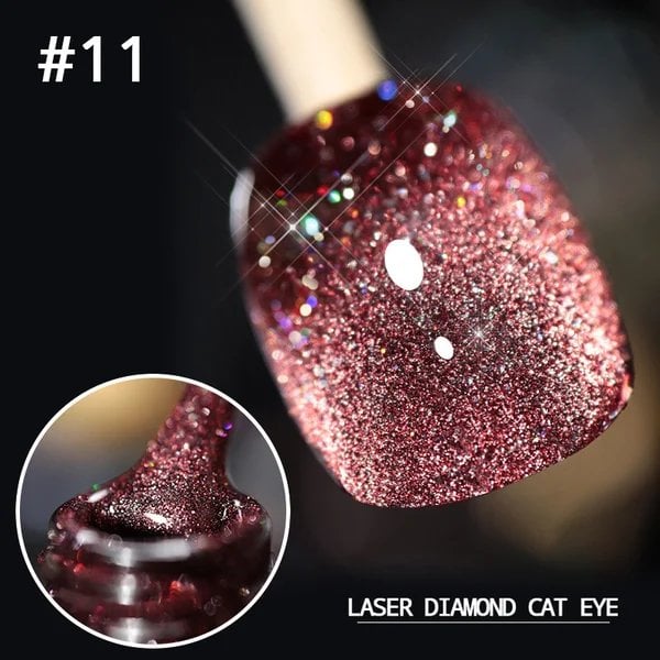 đLaser diamant kattögon nagellackđ„