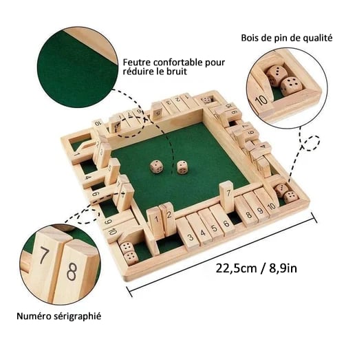 FUNNY FAMILY GAMES-Shut The Box BrĂ€dspelđČ