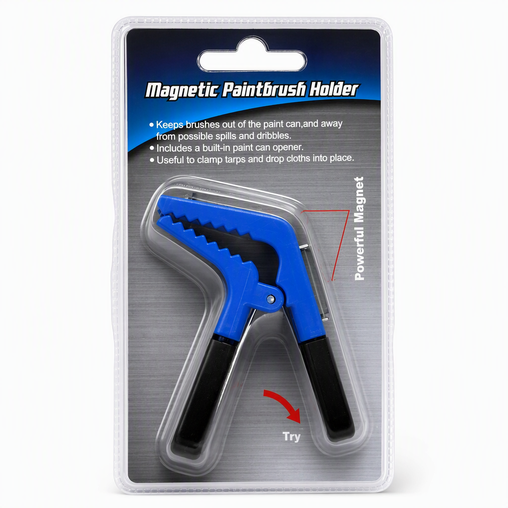 đąđą50% RABATT !! â°Dubbelsidig magnetisk mĂ„larpenselklĂ€mma med universell klĂ€mhĂ„llare i plast, mĂ„larpenselverktyg