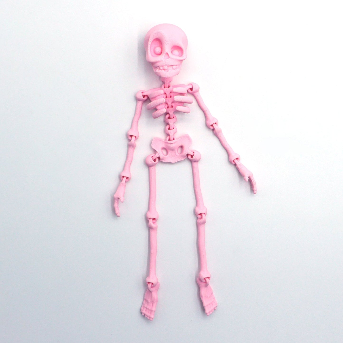 3D-utskriven magnetisk figur av vintageskelett 🎃
