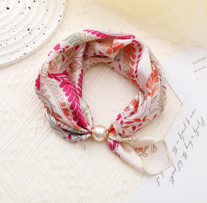 🧣 Oansträngd glamour: Påsnäppbar pärlhalsbandsscarf ✨
