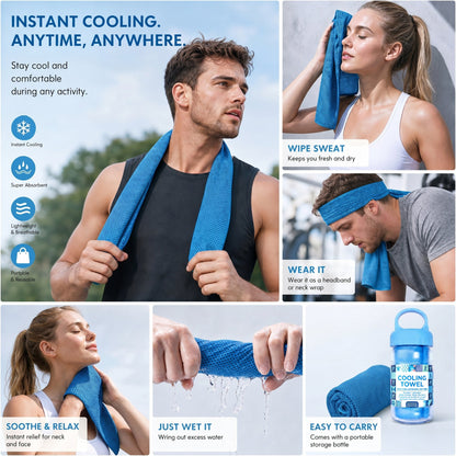 ⏰Sista dagen Köp 1 Få 1 gratis🔥Absorberande snabbtorkande kylhanddukar för gymmet🧊