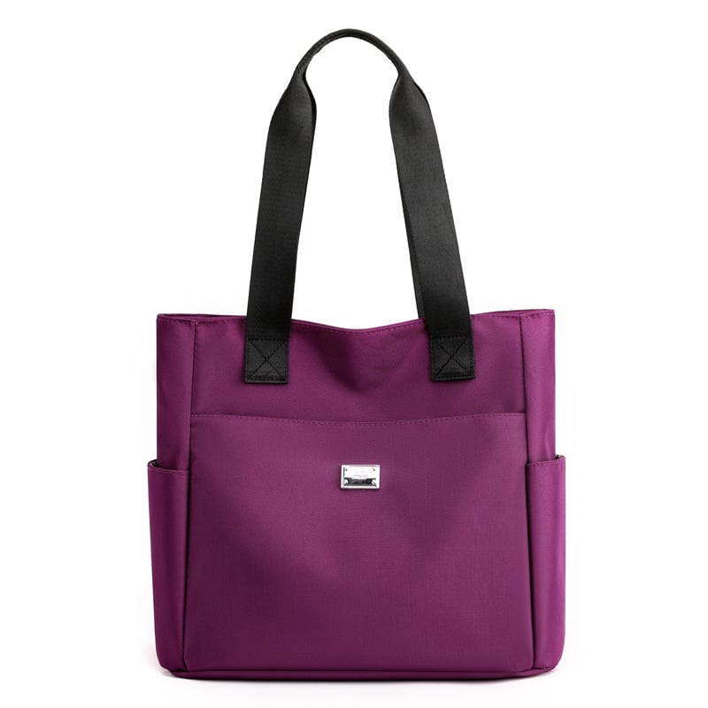 🔥 Vattenavvisande axelväska i nylon med stor kapacitet och flera fack 👜