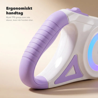 🐕💡5M Automatisk Hundkoppel med LED-ljus – För små & medelstora hundar