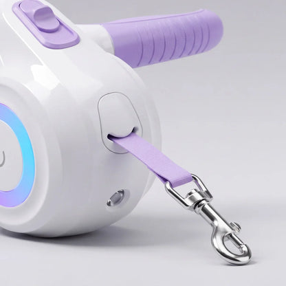 🐕💡5M Automatisk Hundkoppel med LED-ljus – För små & medelstora hundar