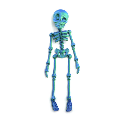 3D-utskriven magnetisk figur av vintageskelett 🎃