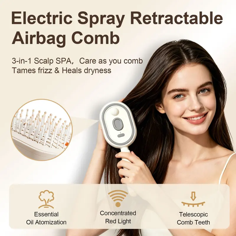 🔥Dagsrea 50% RABATT🔥Elektrisk sprayluftkuddemassagekam