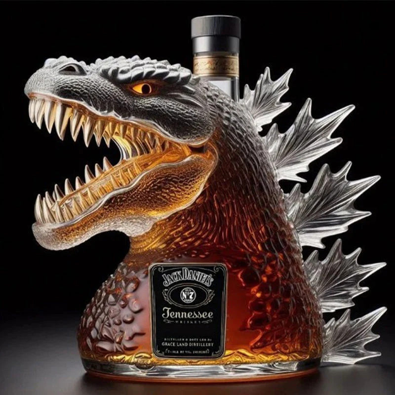 Kreativ hundformad whiskyflaska