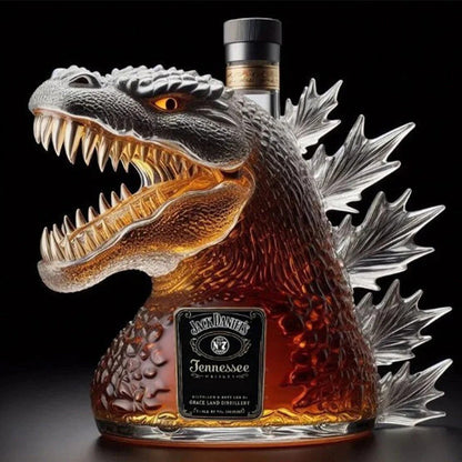 Kreativ hundformad whiskyflaska