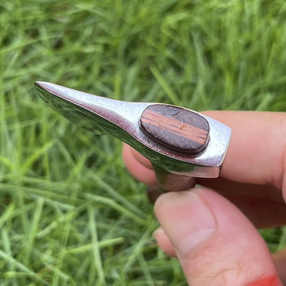Mini Axe Fixed Blade Jakt Överlevnad Rostfritt Stål Taktisk Kniv Hem Bildekor