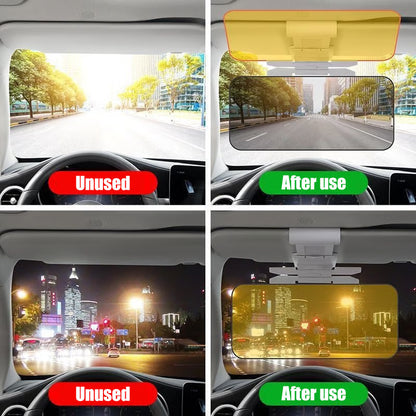 🚗 Universellt Polariserat Solskydd för Bil – ☀️Antireflex Visirförlängare