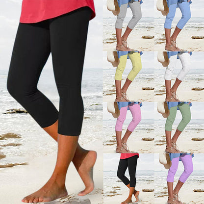 ✈️Köp 3 - 10% rabatt + fraktfritt✈️Vanliga vardagliga leggings för kvinnor👖