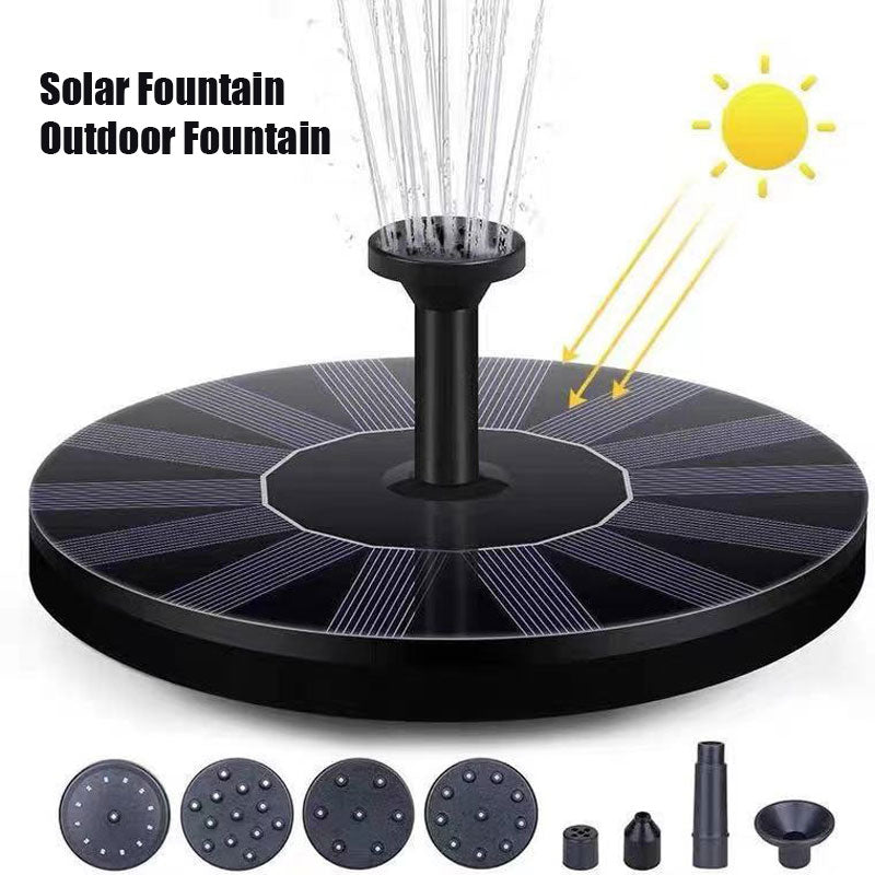 Solcellsfontän utomhusfontän