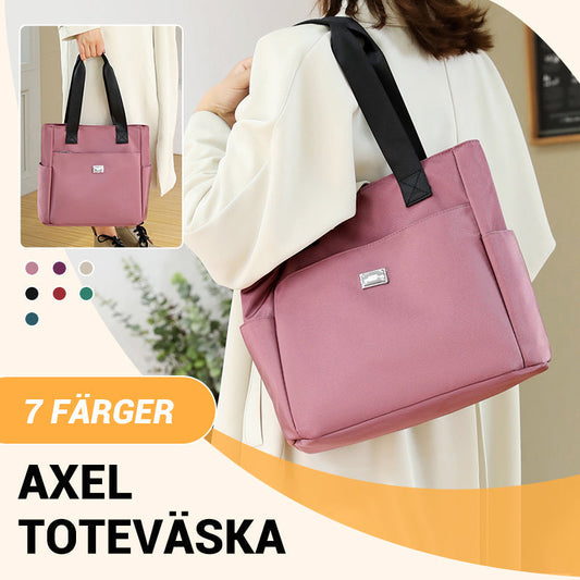🔥 Vattenavvisande axelväska i nylon med stor kapacitet och flera fack 👜