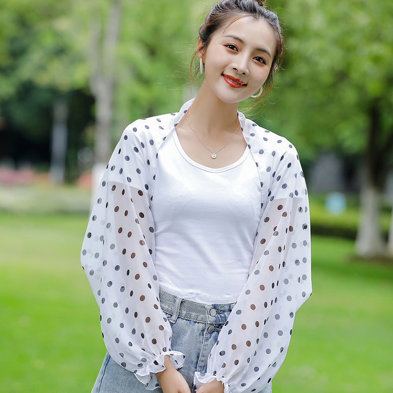 🔥Köp 1 få 1 gratis🔥Sommar Chiffon solskydd sjal (2 st)