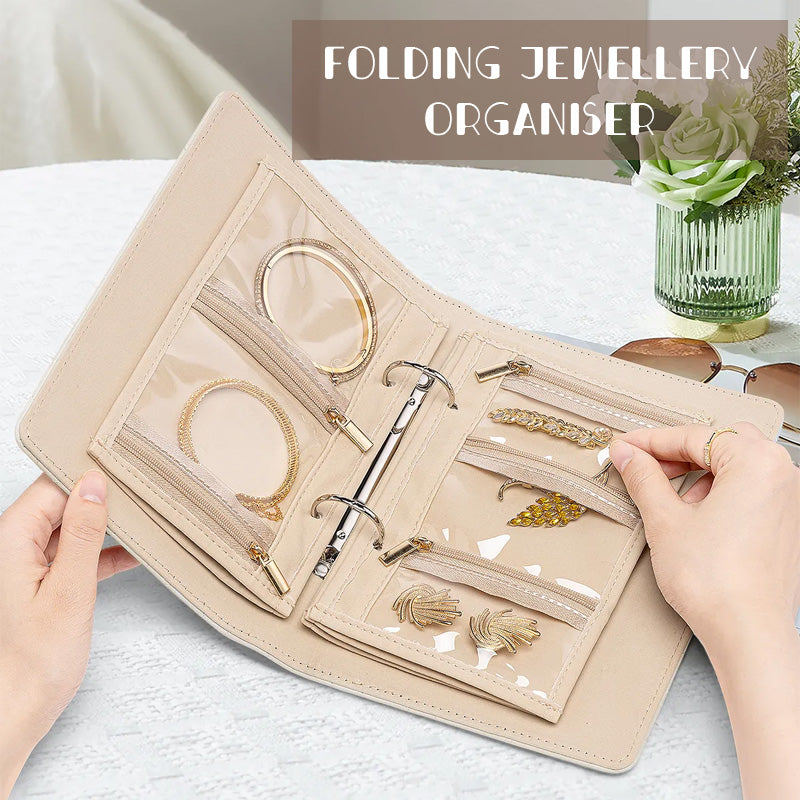Vikbar smyckesorganisator/Foldable jewelry organizer