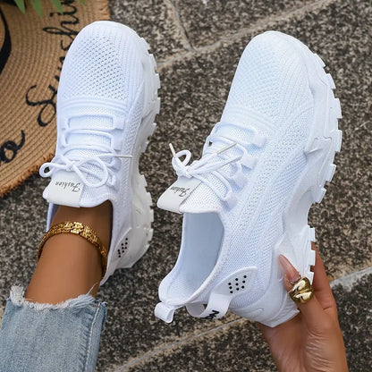 ✨ Köp 2 par – Betala 0 kr i frakt! Bekväma och andningsaktiva sneakers för kvinnor