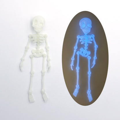 3D-utskriven magnetisk figur av vintageskelett 🎃