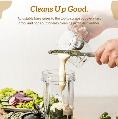 ✨4-i-1 justerbar mätkopp