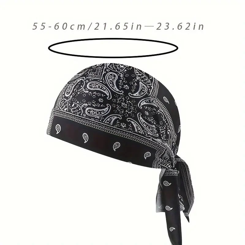 Paisley-mönster med kylande huvudduk