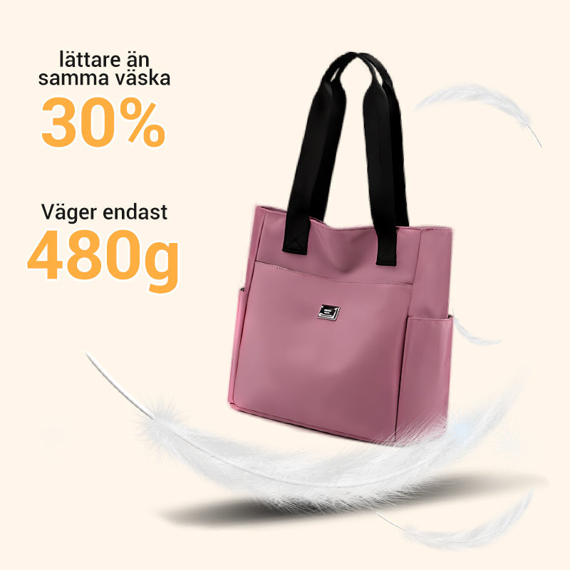 🔥 Vattenavvisande axelväska i nylon med stor kapacitet och flera fack 👜