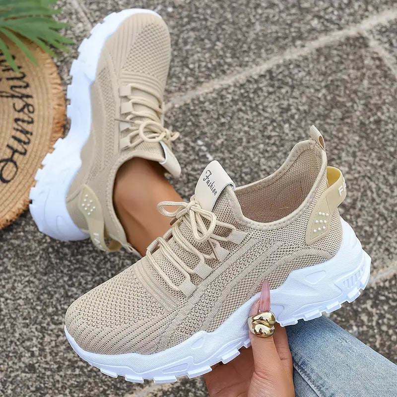 ✨ Köp 2 par – Betala 0 kr i frakt! Bekväma och andningsaktiva sneakers för kvinnor
