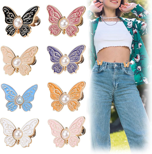 2-Pack avtagbara fjärilsklämmor🦋