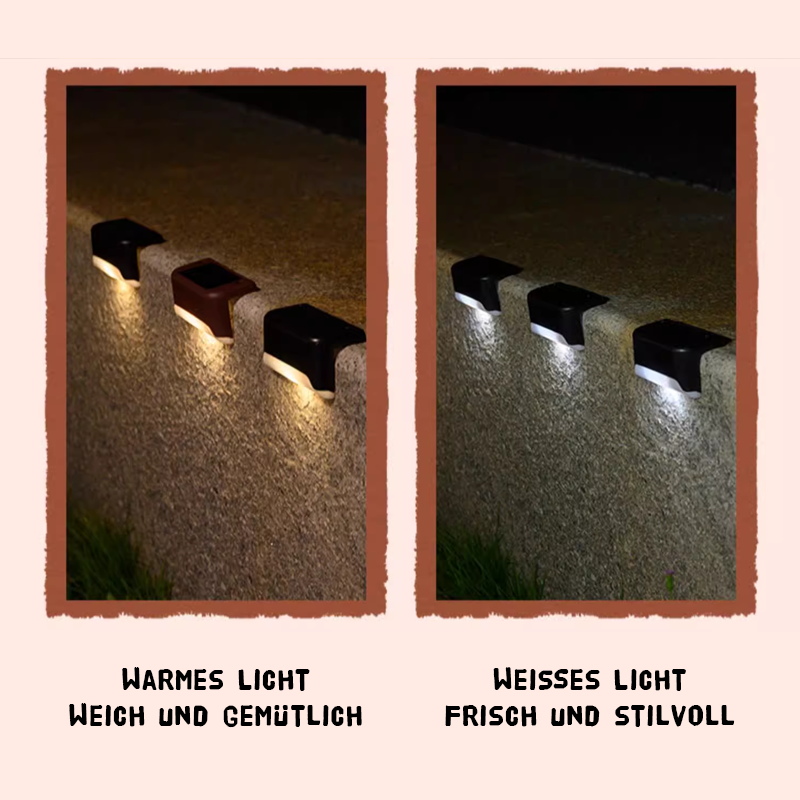 Självhäftande solcellslampor