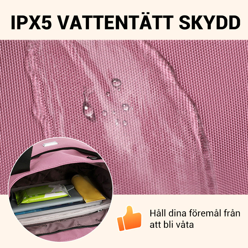 🔥 Vattenavvisande axelväska i nylon med stor kapacitet och flera fack 👜
