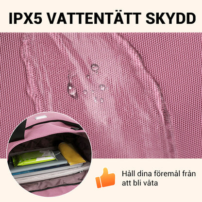 🔥 Vattenavvisande axelväska i nylon med stor kapacitet och flera fack 👜