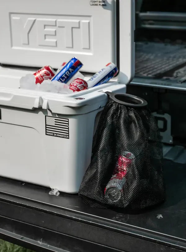 Cooler Can - Tillbehör för sopkärl till utomhuskylare - Matt svart finish