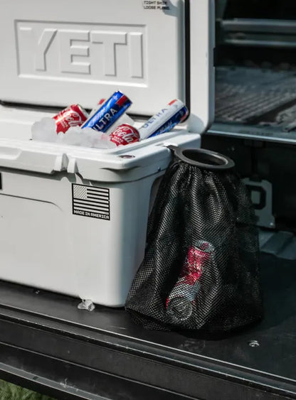 Cooler Can - Tillbehör för sopkärl till utomhuskylare - Matt svart finish