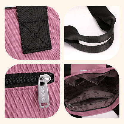 🔥 Vattenavvisande axelväska i nylon med stor kapacitet och flera fack 👜