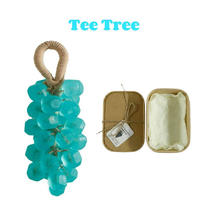 🔥🔥Personlig original handgjord kristalldruvtvål mild rengöringstvål (enkel sträng: 25 stycken)