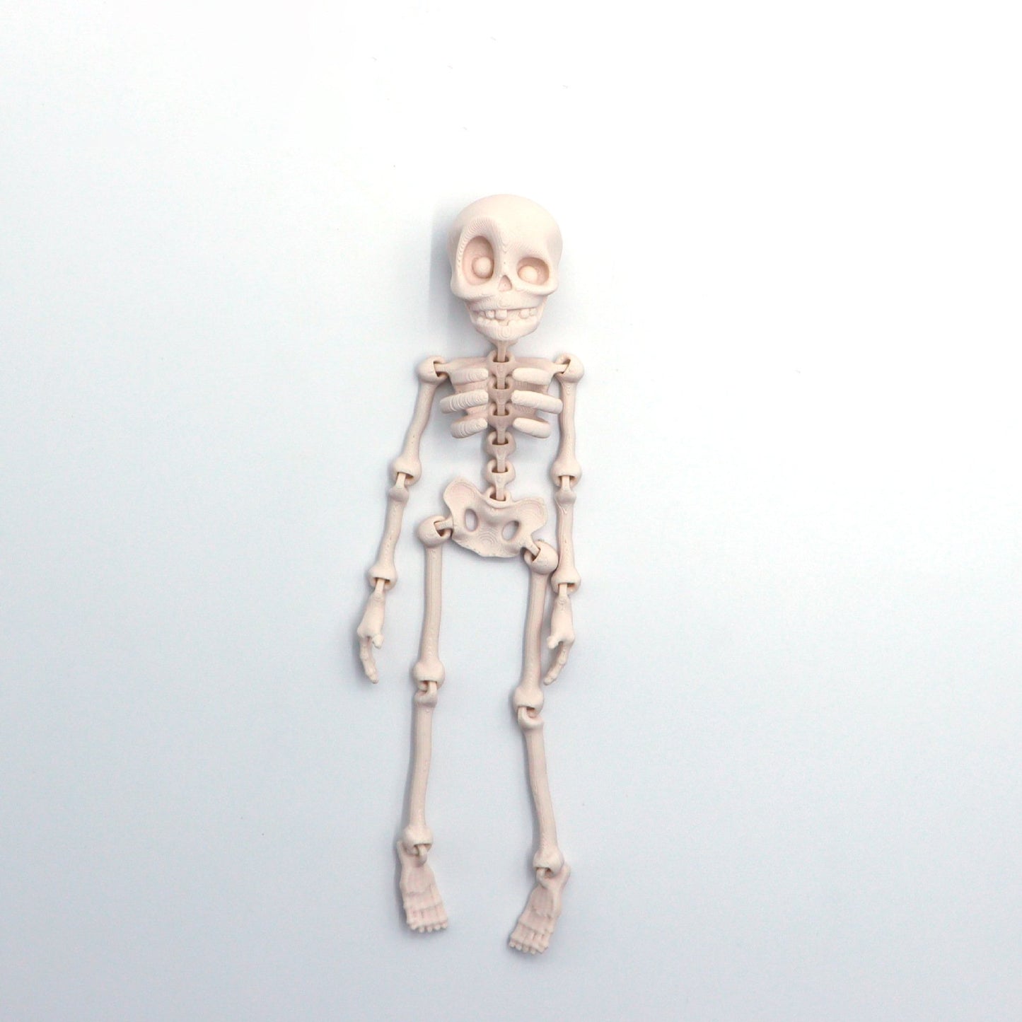 3D-utskriven magnetisk figur av vintageskelett 🎃