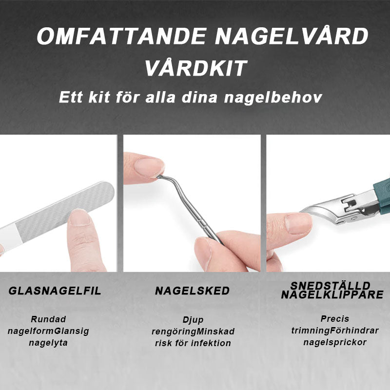 🔥Superdeal! 39% Rabatt! – Spetsigt Manikyrset med Slipad Finish