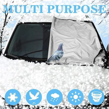 ❄️ ENDAST UNDER BEGRÄNSAD TID 50% RABATT! ☀️ Vindruteskydd mot snö och frost med spegelskydd – multifunktion, magnetisk, universell passform 🚗