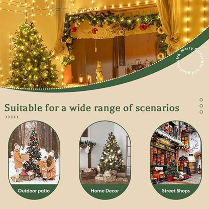 🎄Tidig julkampanj 50% RABATT🎁Ljusslinga av koppartråd för smällare